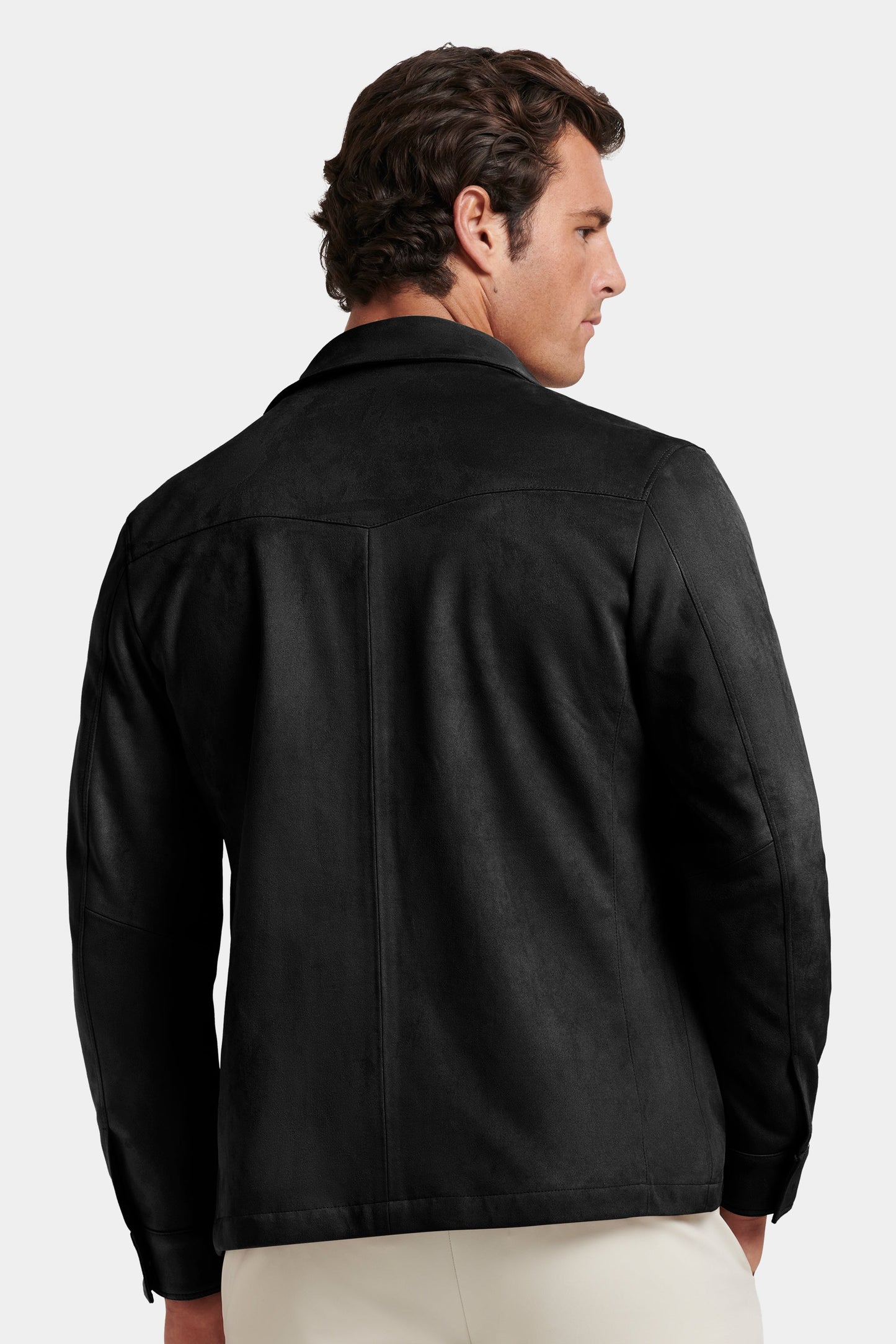 LA CAMISA OVERSHIRT DE SUEDE SINTÉTICO PIO