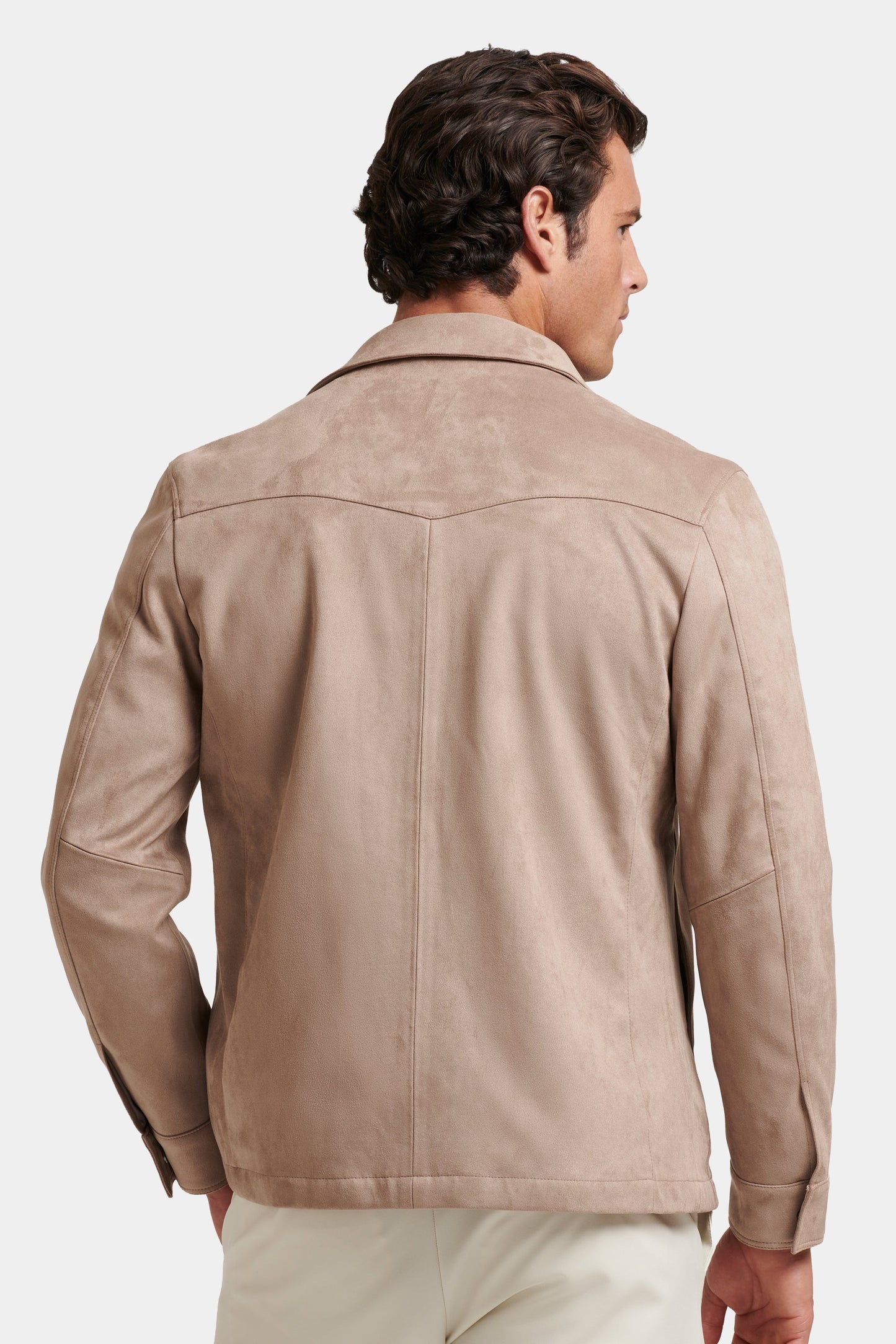 LA CAMISA OVERSHIRT DE SUEDE SINTÉTICO PIO