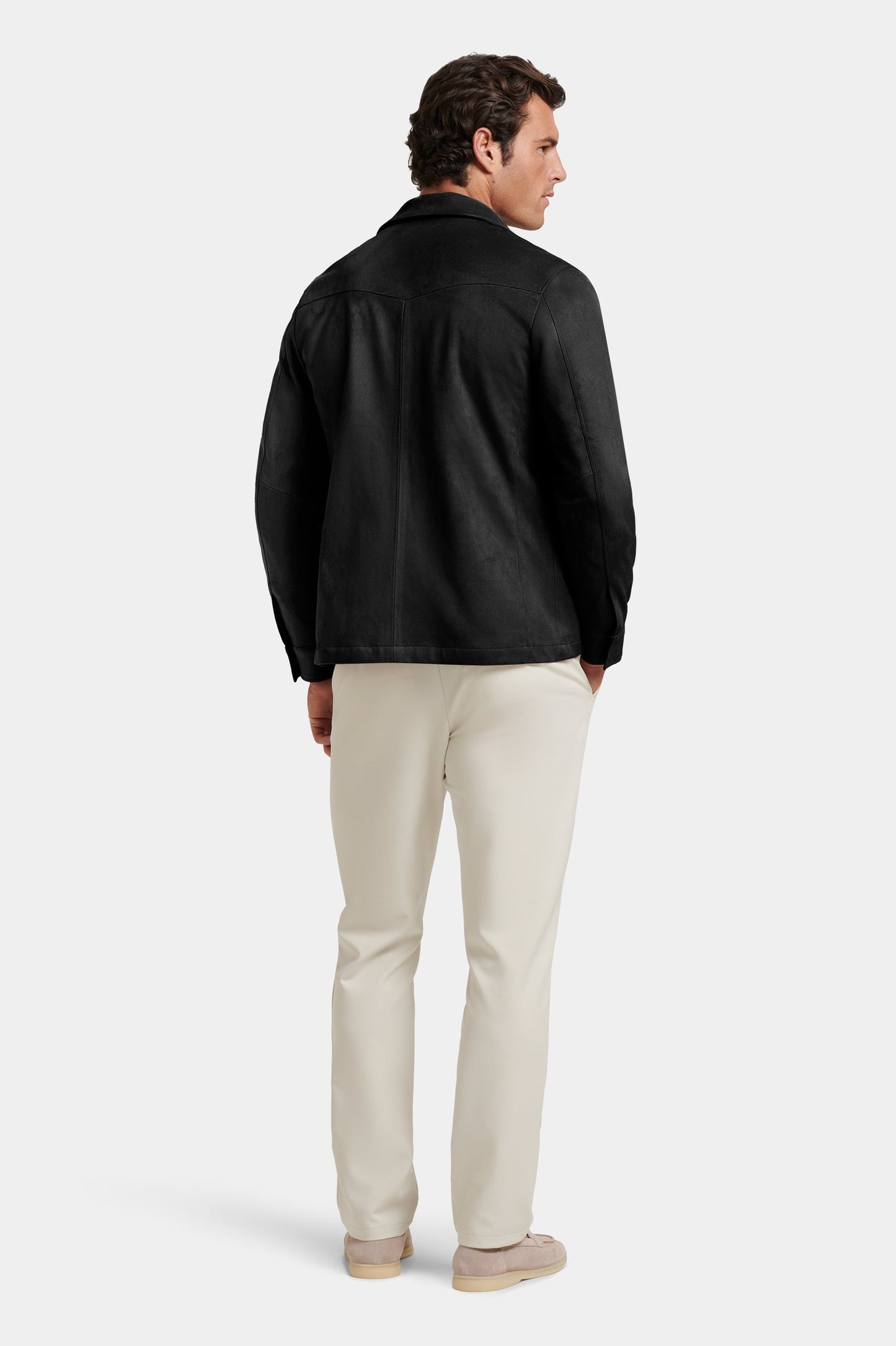 LA CAMISA OVERSHIRT DE SUEDE SINTÉTICO PIO