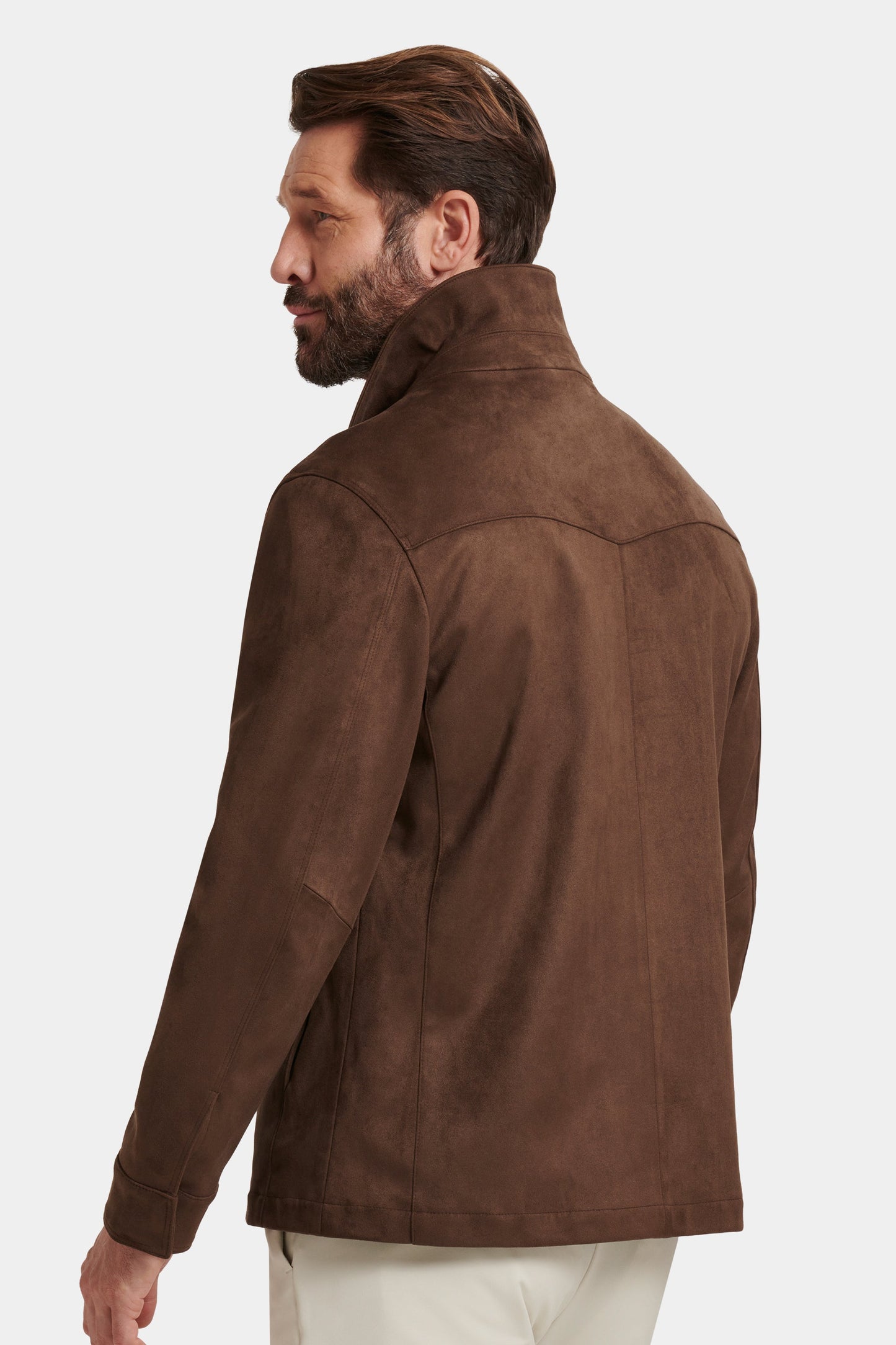 LA CAMISA OVERSHIRT DE SUEDE SINTÉTICO PIO