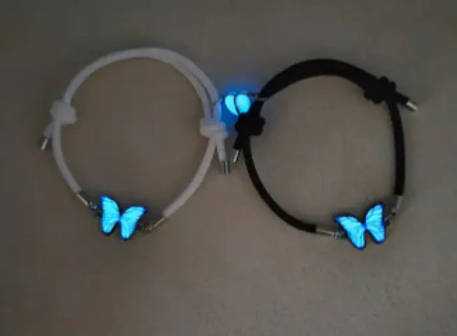 Blue Luminous Smart Butterfly Necklace My Store