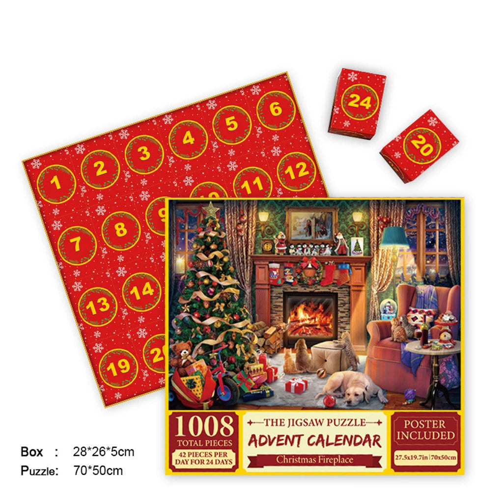 Merry Jigsaw Advent Calendar Puzzle My Store