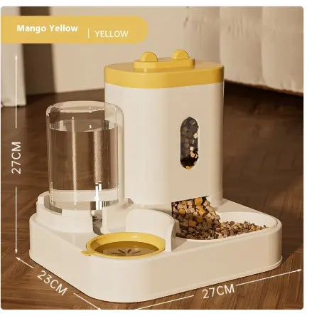 Automatic Pet Feeder Dog Basin Cat Bowl Supplies Water Dispenser My Store