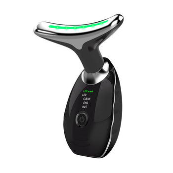 Beauty Facial Massager, 7 Color Wavy Acne Beauty Microcurrent Facial Device Skin Firming for Face Neck Beauty Device, My Store