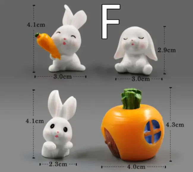 Mini Resin Animal Figurines – DIY Micro-Landscape Decor My Store