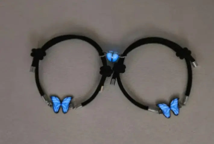 Blue Luminous Smart Butterfly Necklace My Store